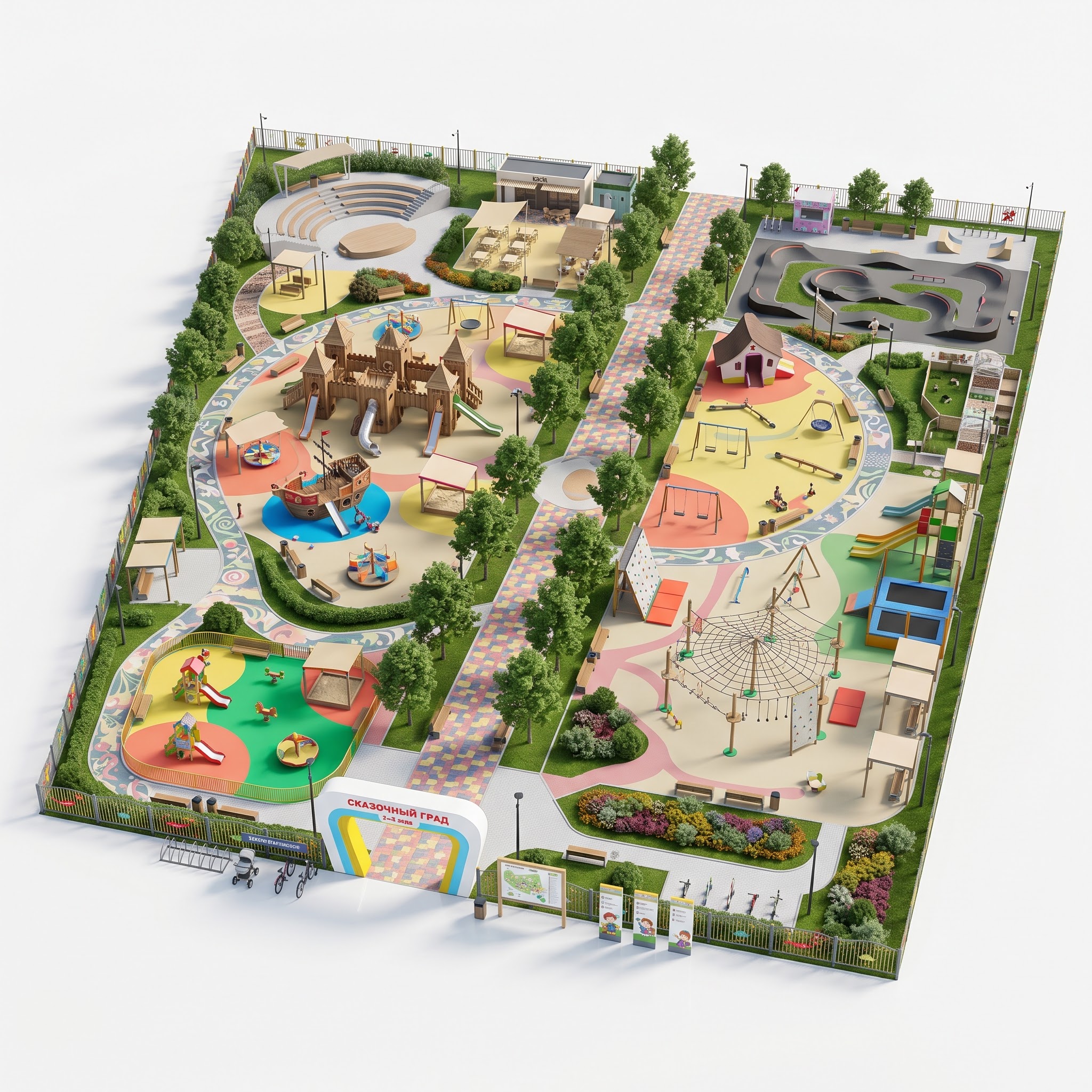 Территория детского парка