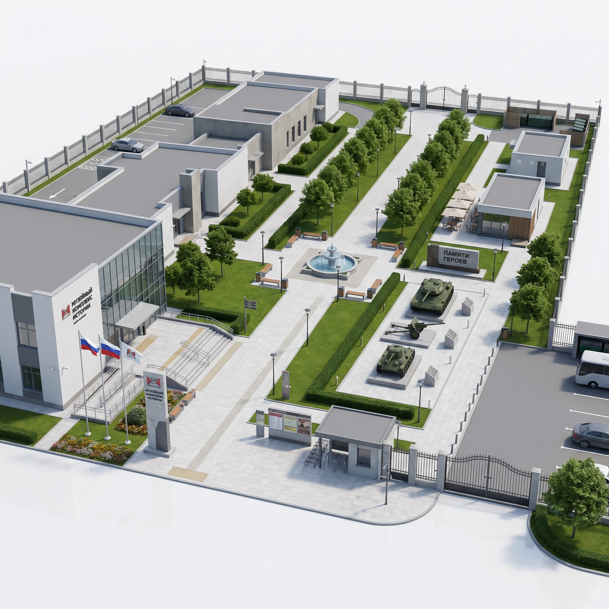 Территория музея / музейного комплекса