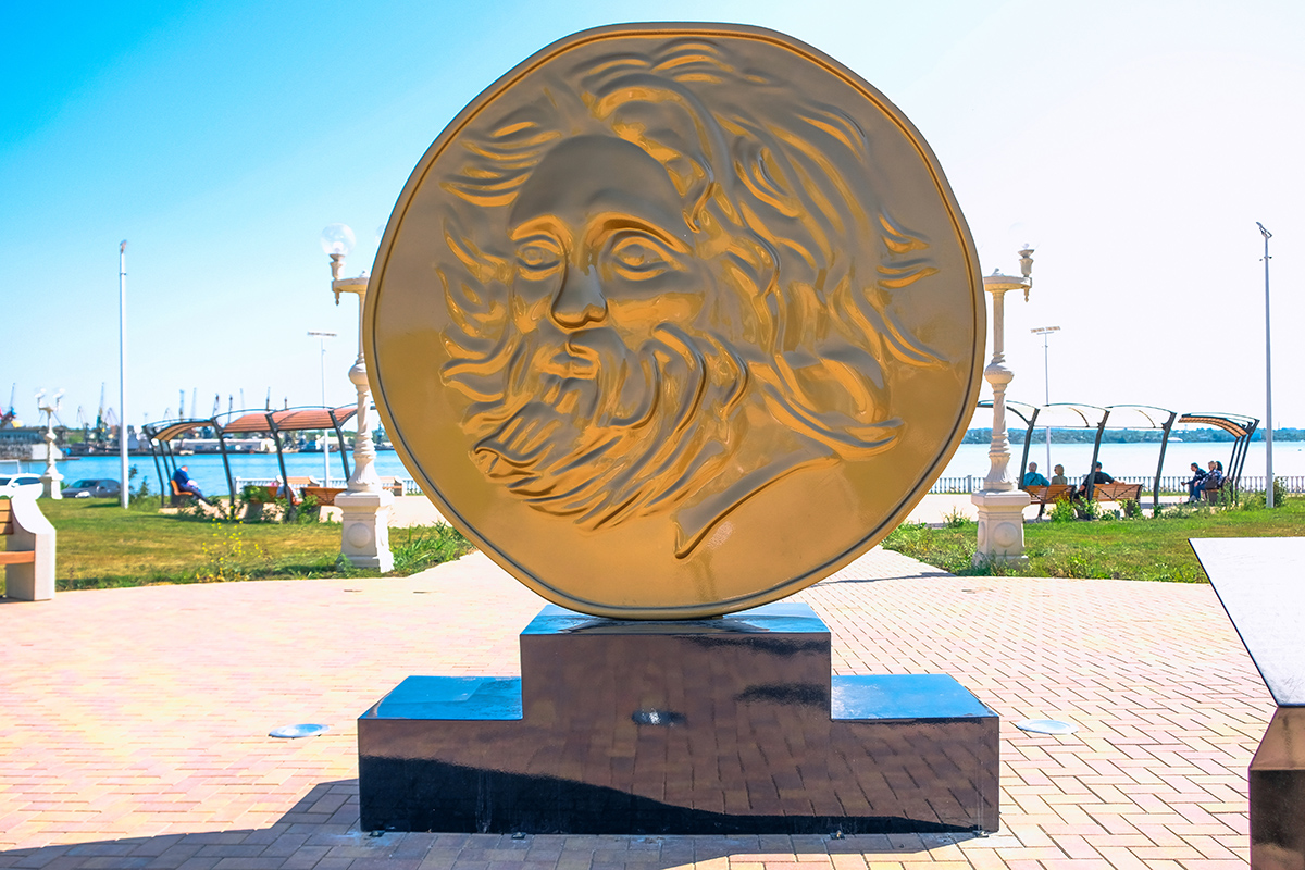 Стеклопластиковая фигура "Монета" - фото 2