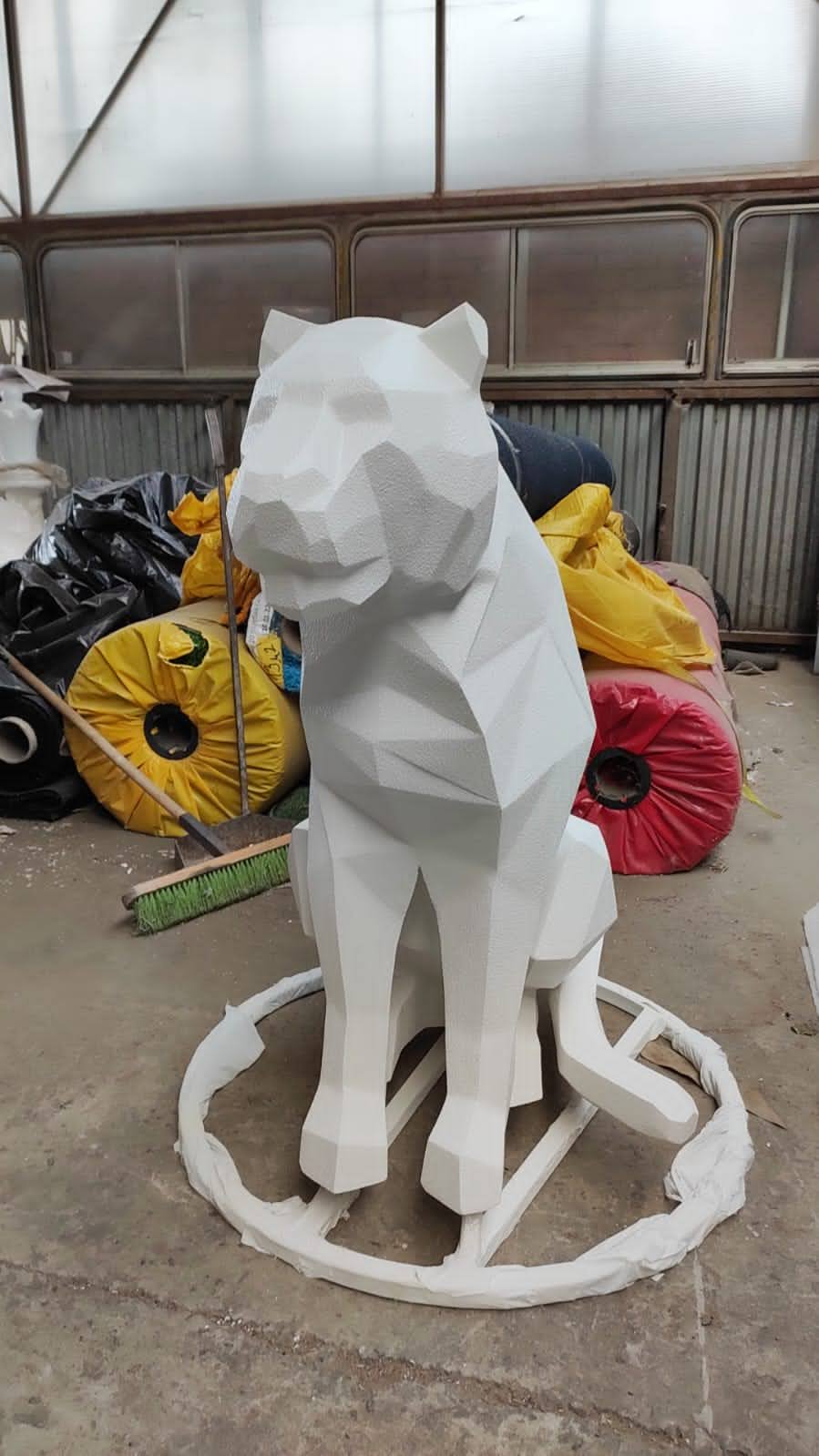 Полигональный тигр в MCS School - фото 3