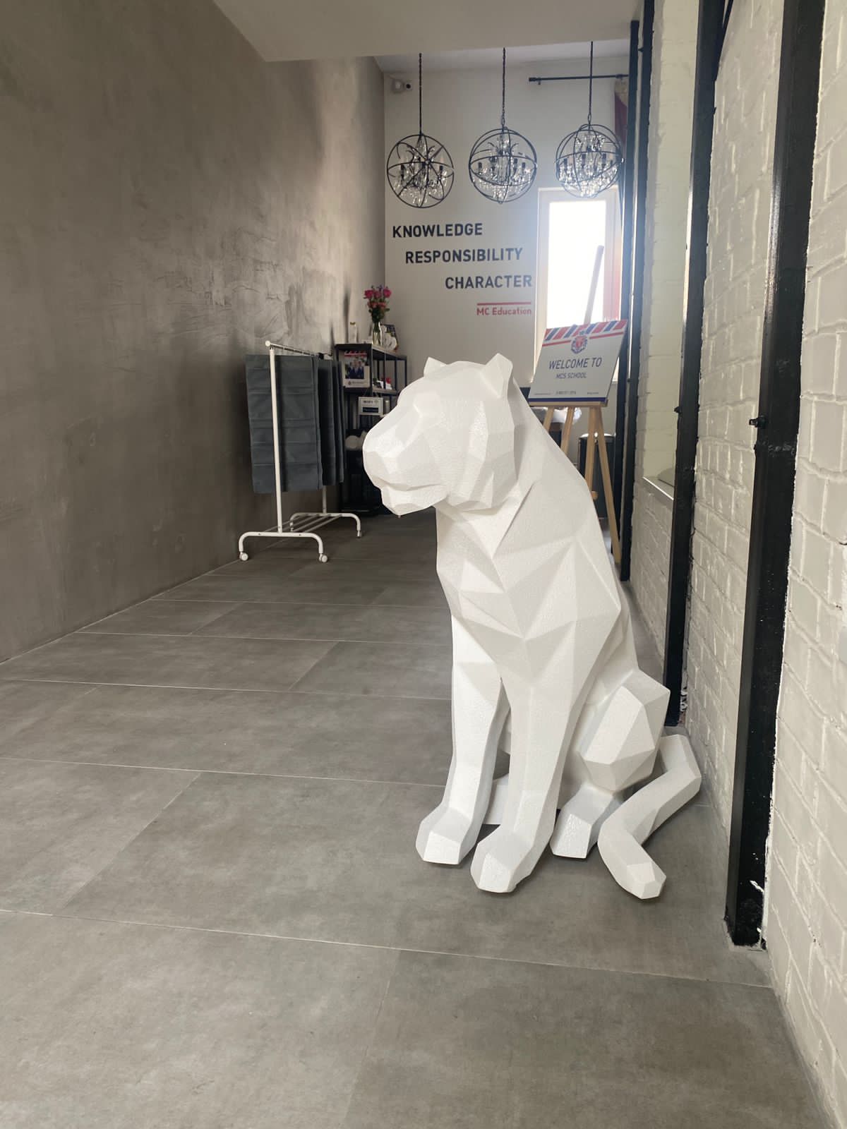 Полигональный тигр в MCS School - фото 4