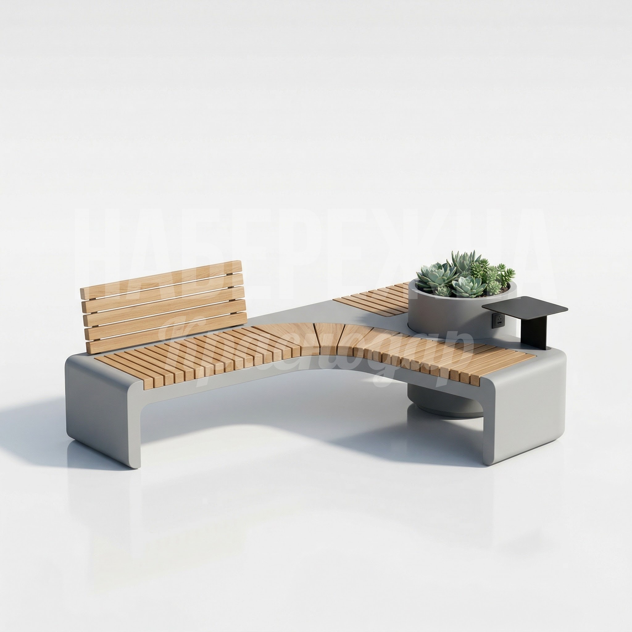 Скамейка для городского благоустройства Roypo