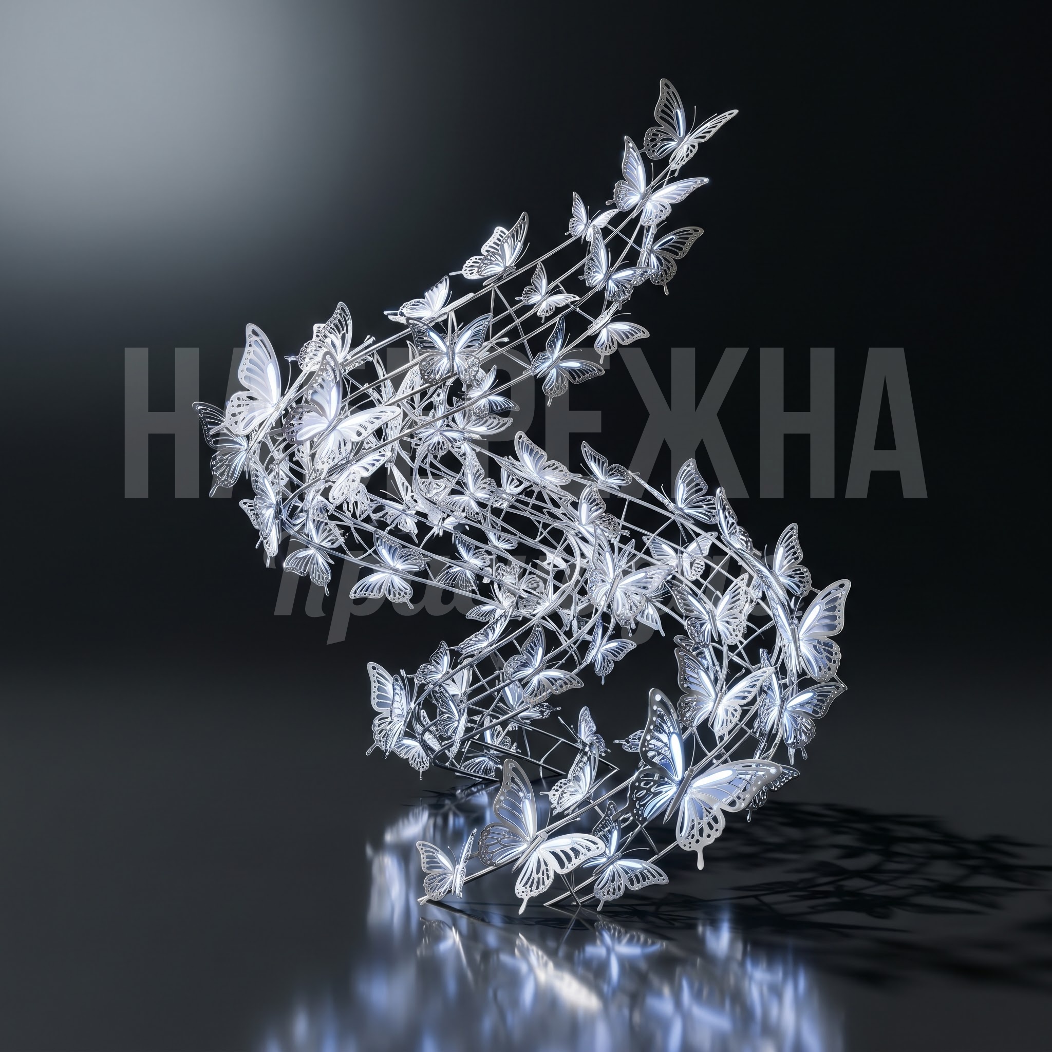 Стая бабочек световая фигура Diygå