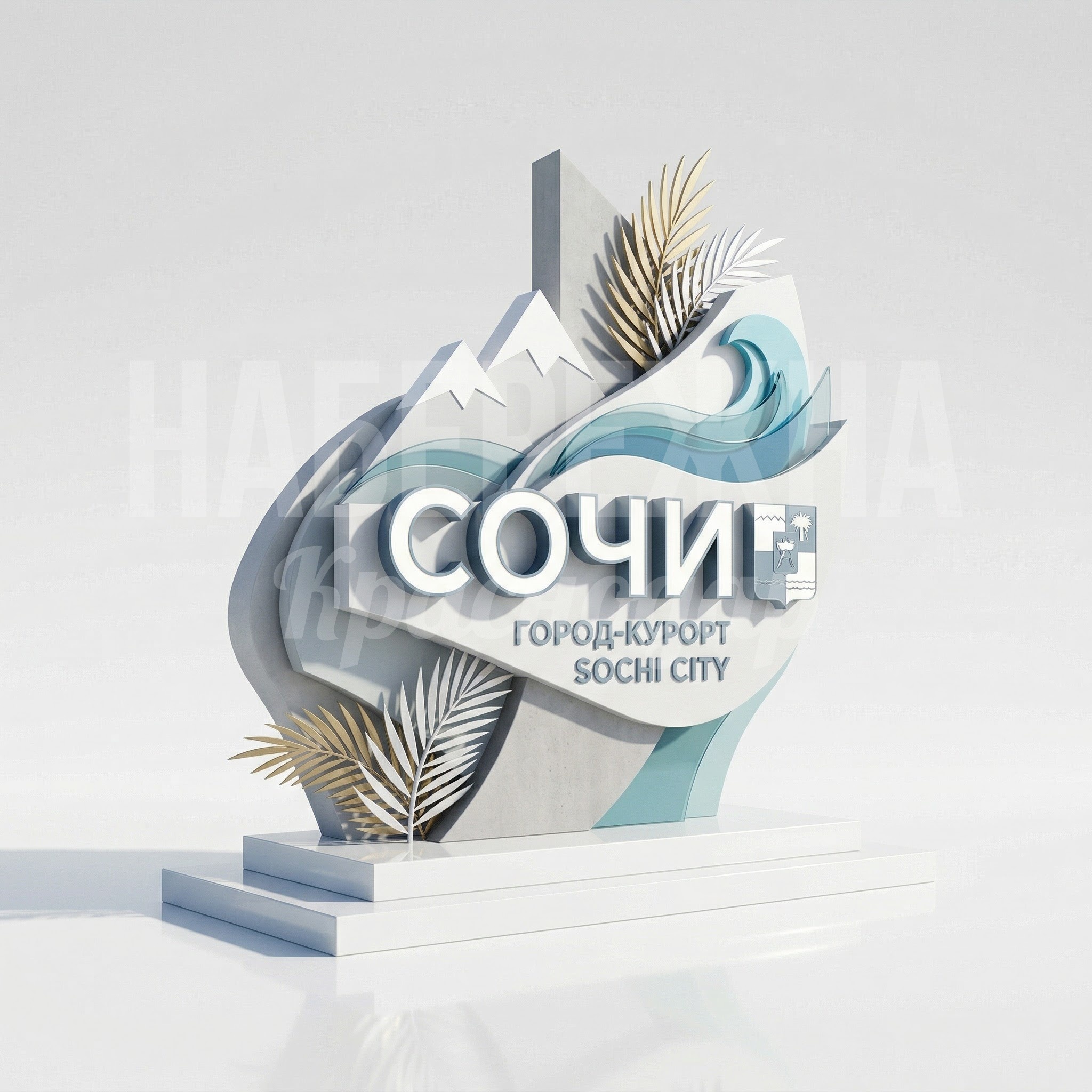 Стела на въезд в город Сочи