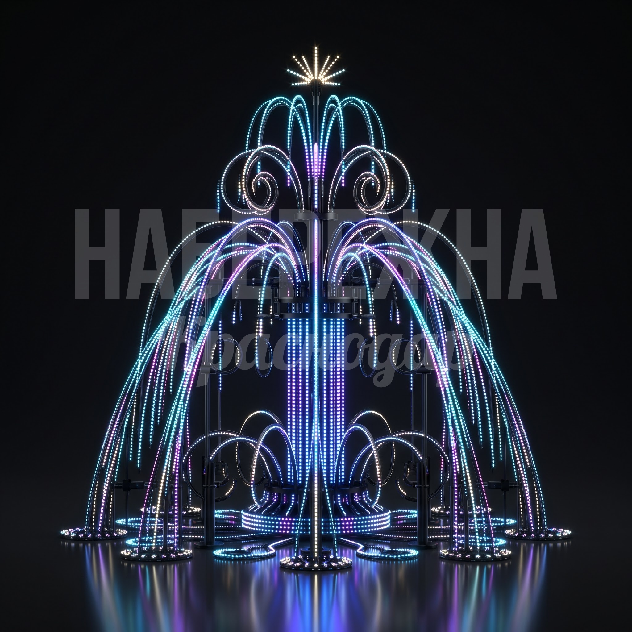 Светодинамический фонтан Vodepe