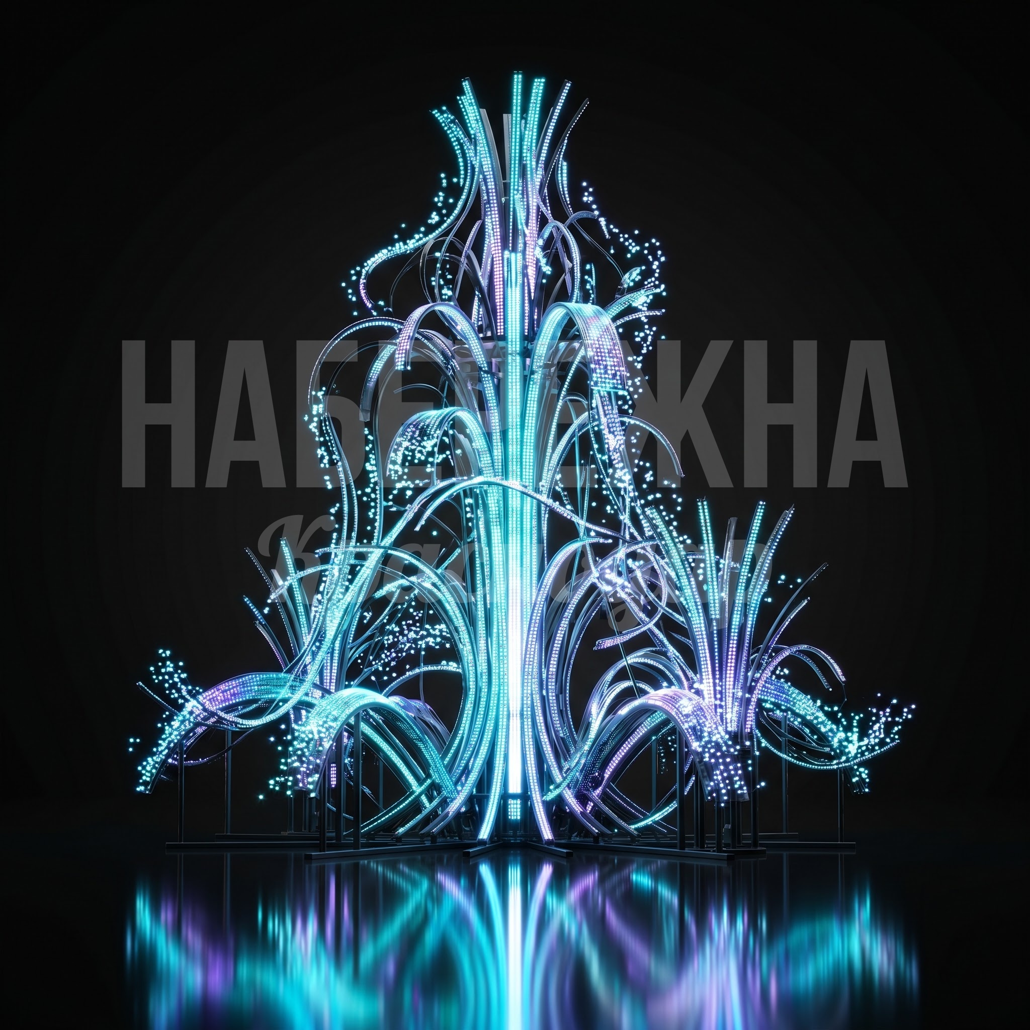 Световой фонтан 6 метров Cenye