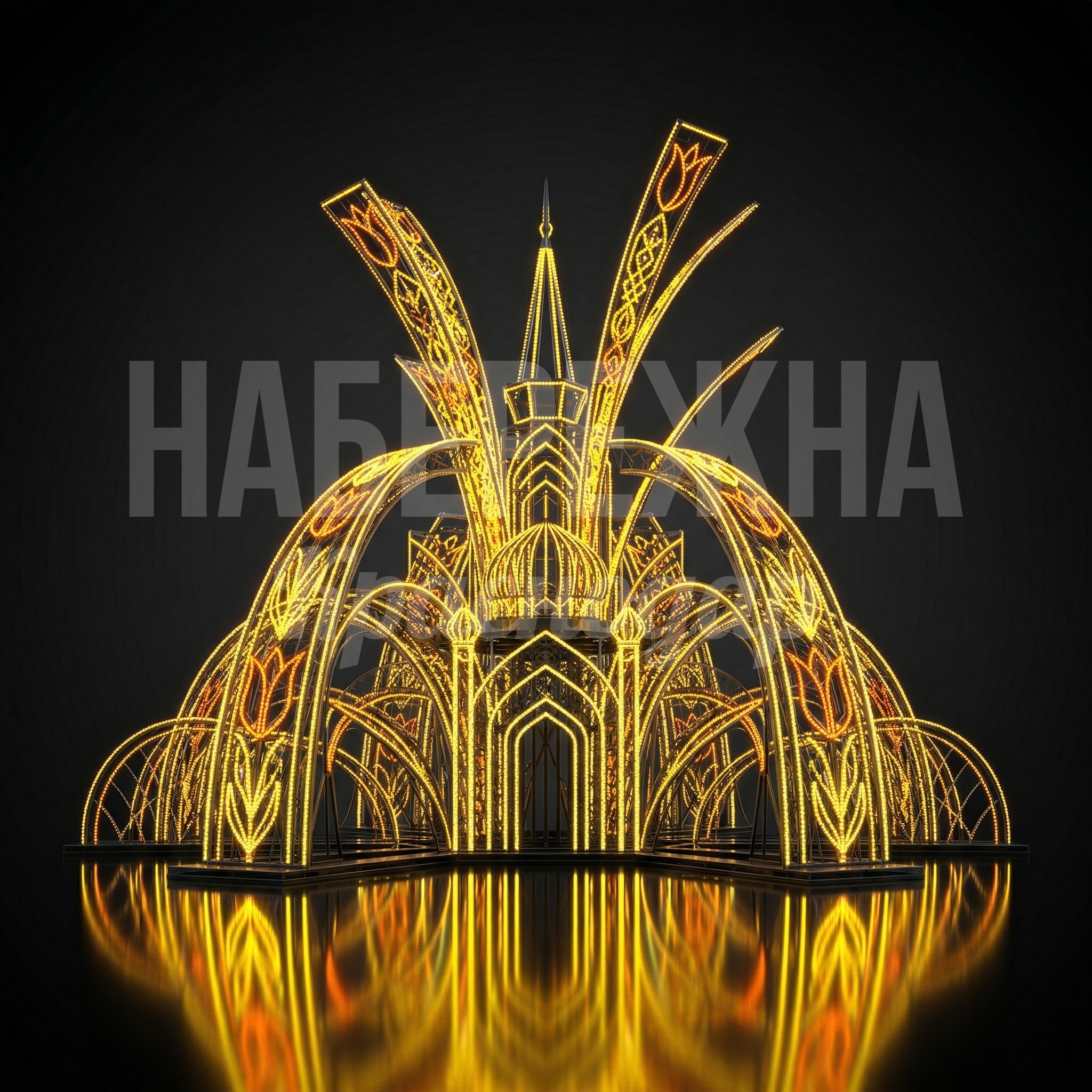 Световой фонтан Nåja