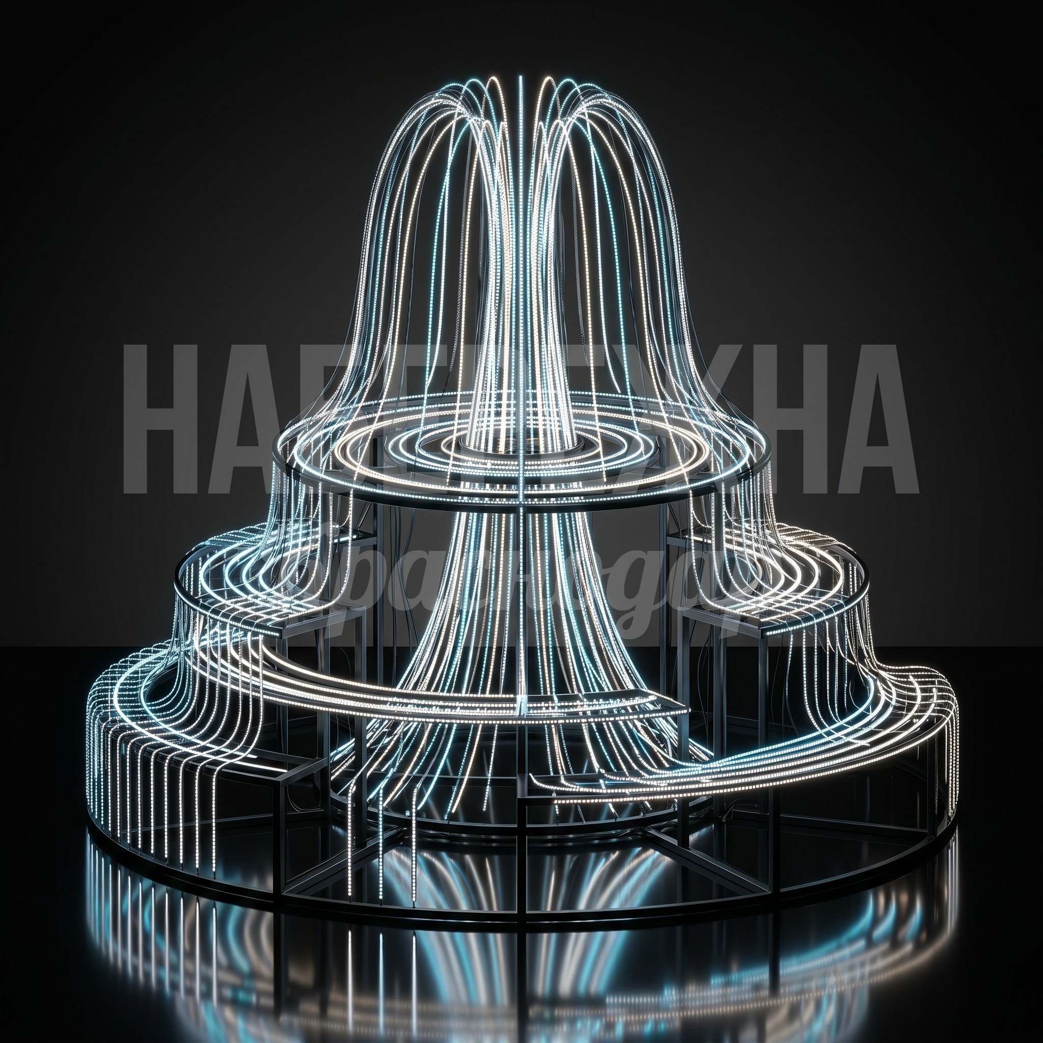 Световой фонтан каскад Visjaik