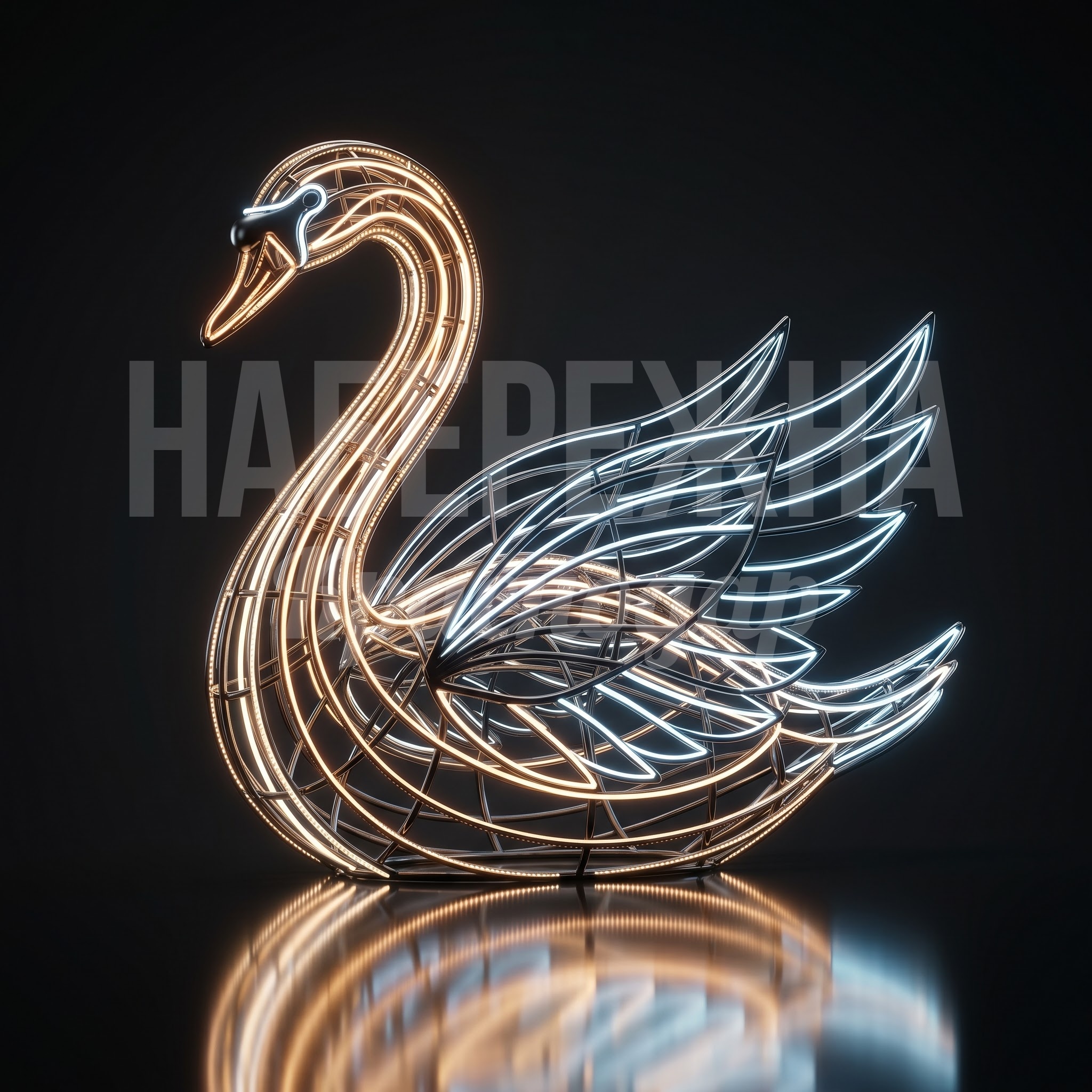 Световой лебедь дюралайт Yegrusri