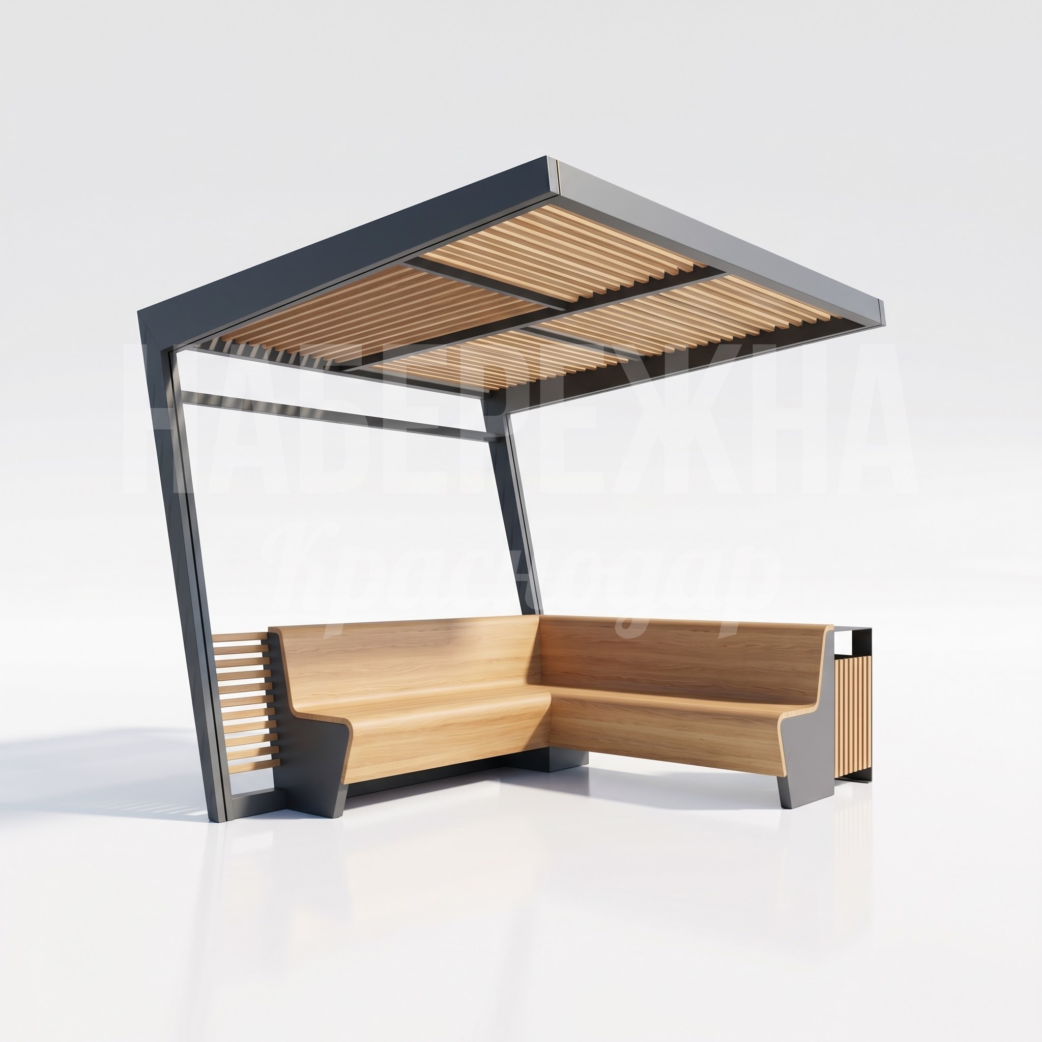 Теневой навес со скамьей Vatkiujtö