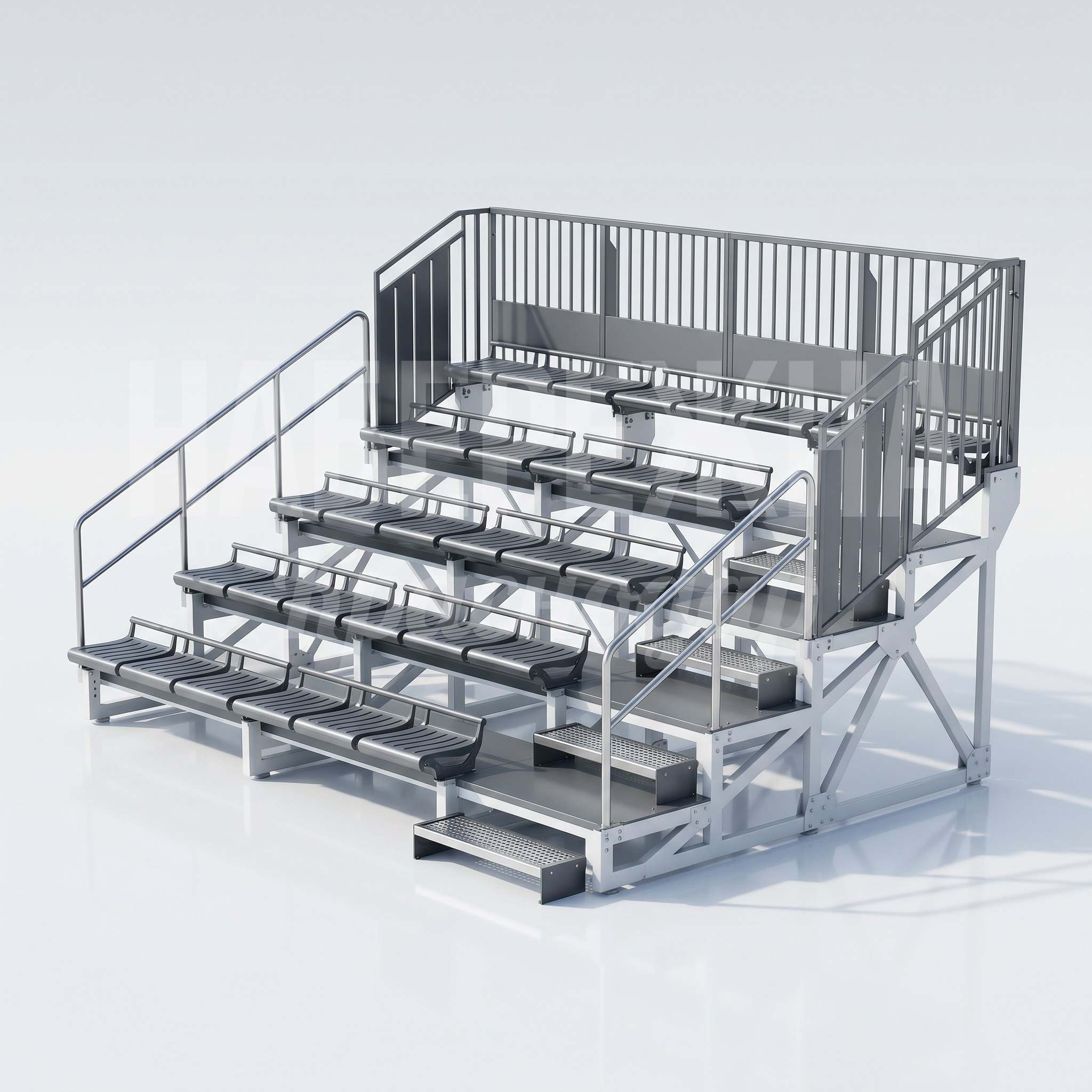 Трибуна зрительская из металла для благоустройства Didhurha