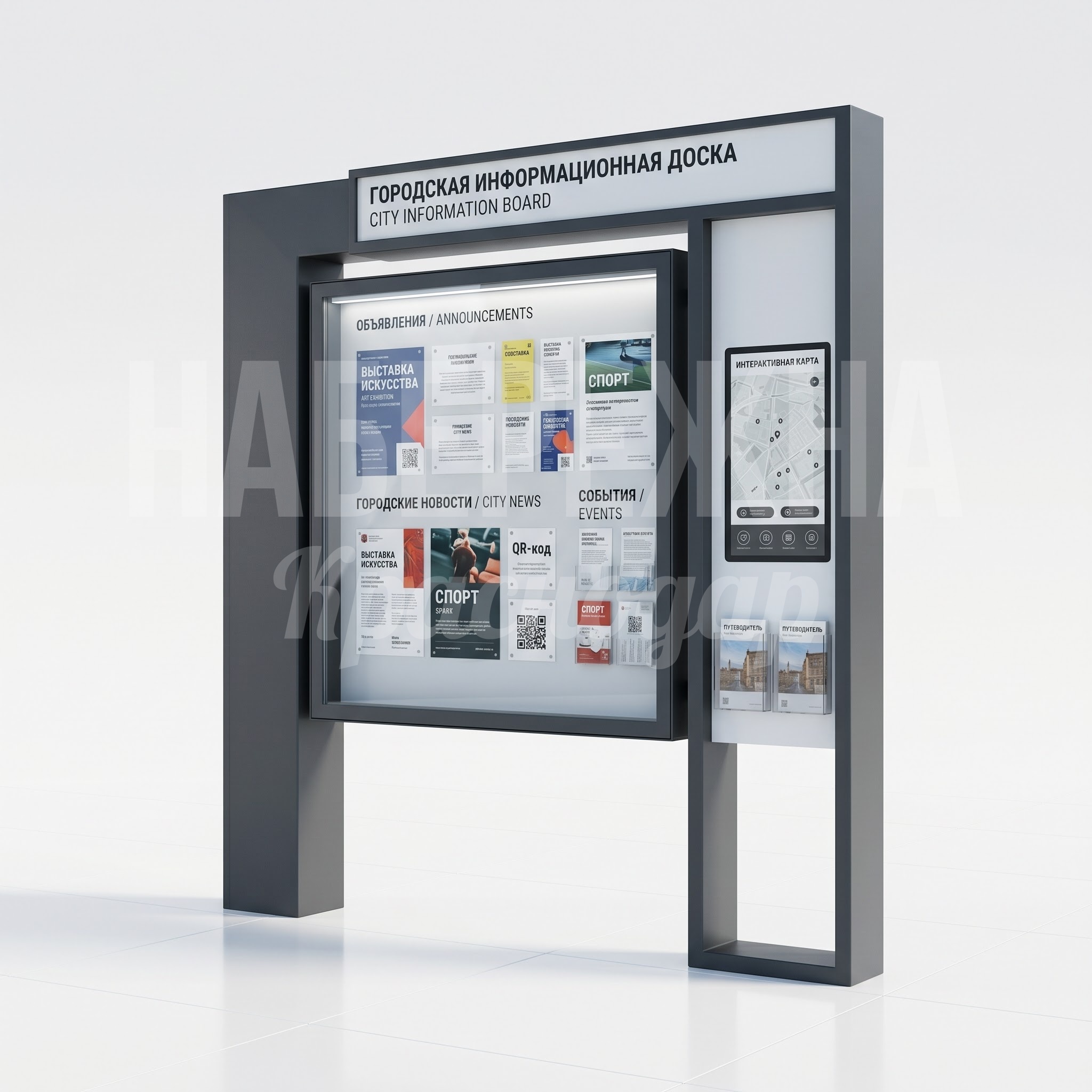 Уличная доска объявлений Pighukme