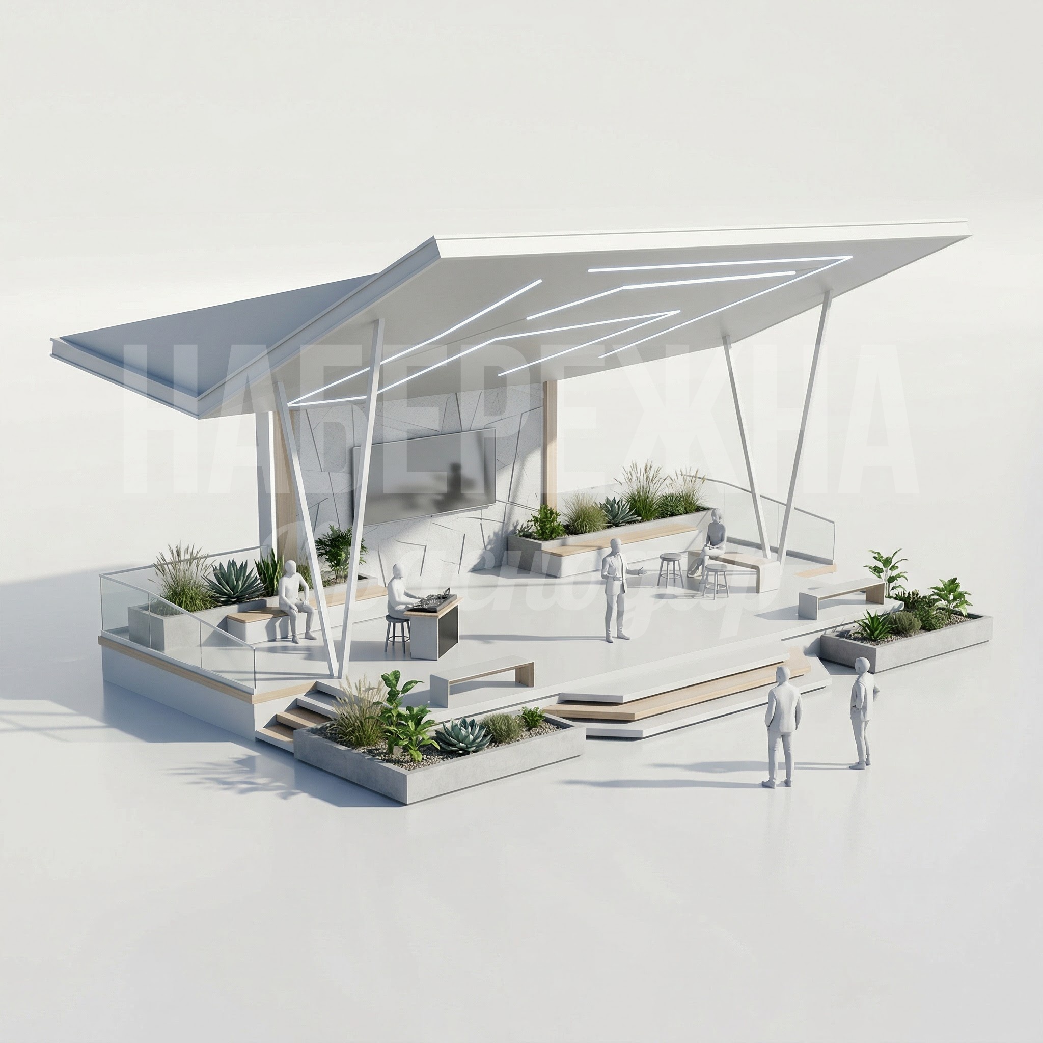 Уличная сцена для парка Vura