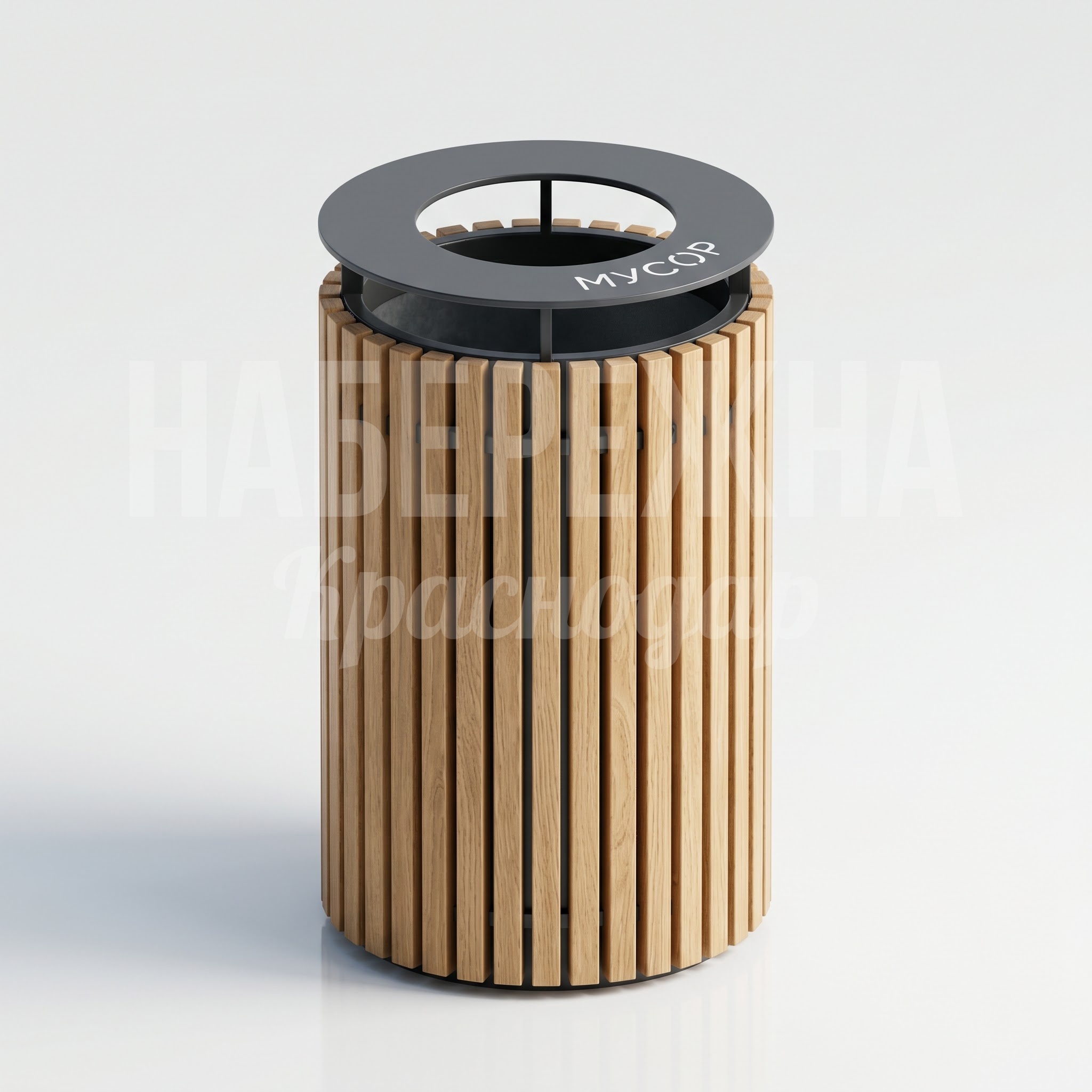 Уличная урна из дерева Saöfpi