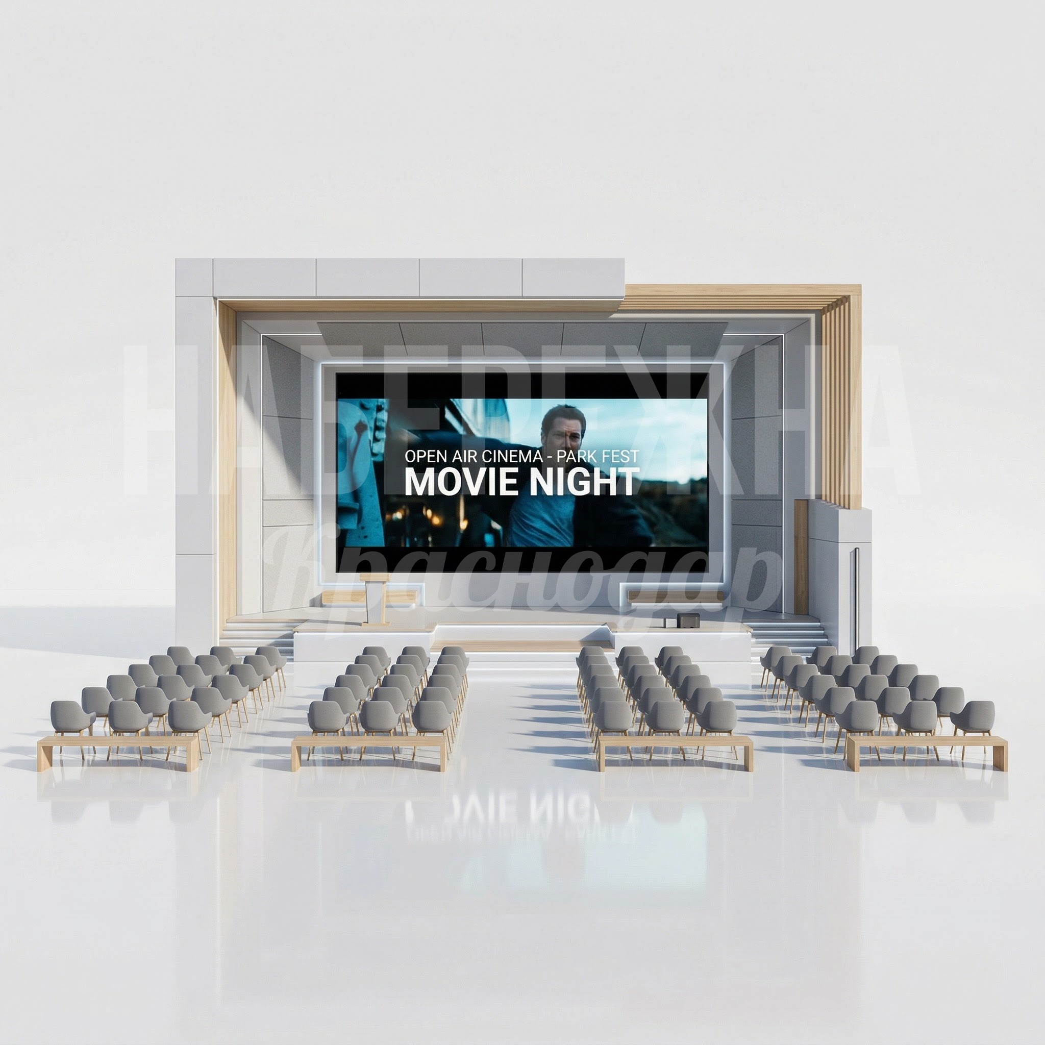 Уличный кинотеатр под открытым небом Anmöogo