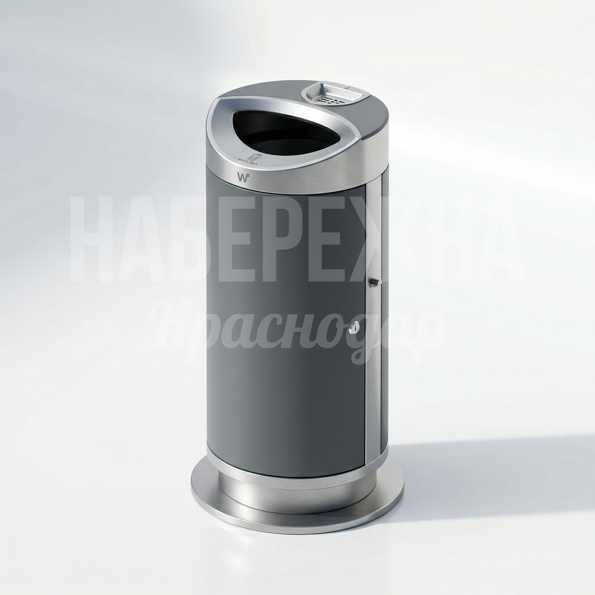 Урна из нержавейки для парка Våublup