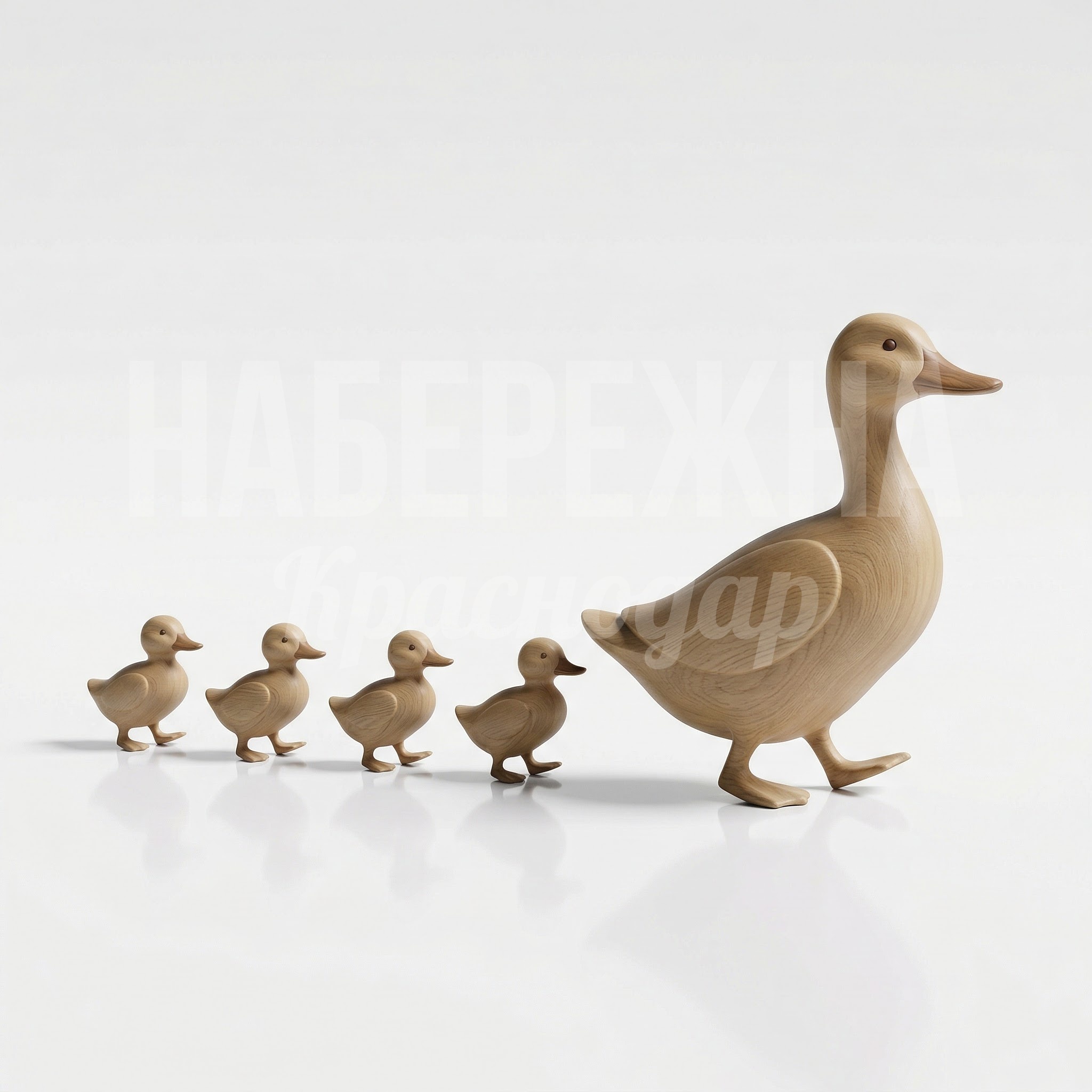 Утка с утятами Röhta