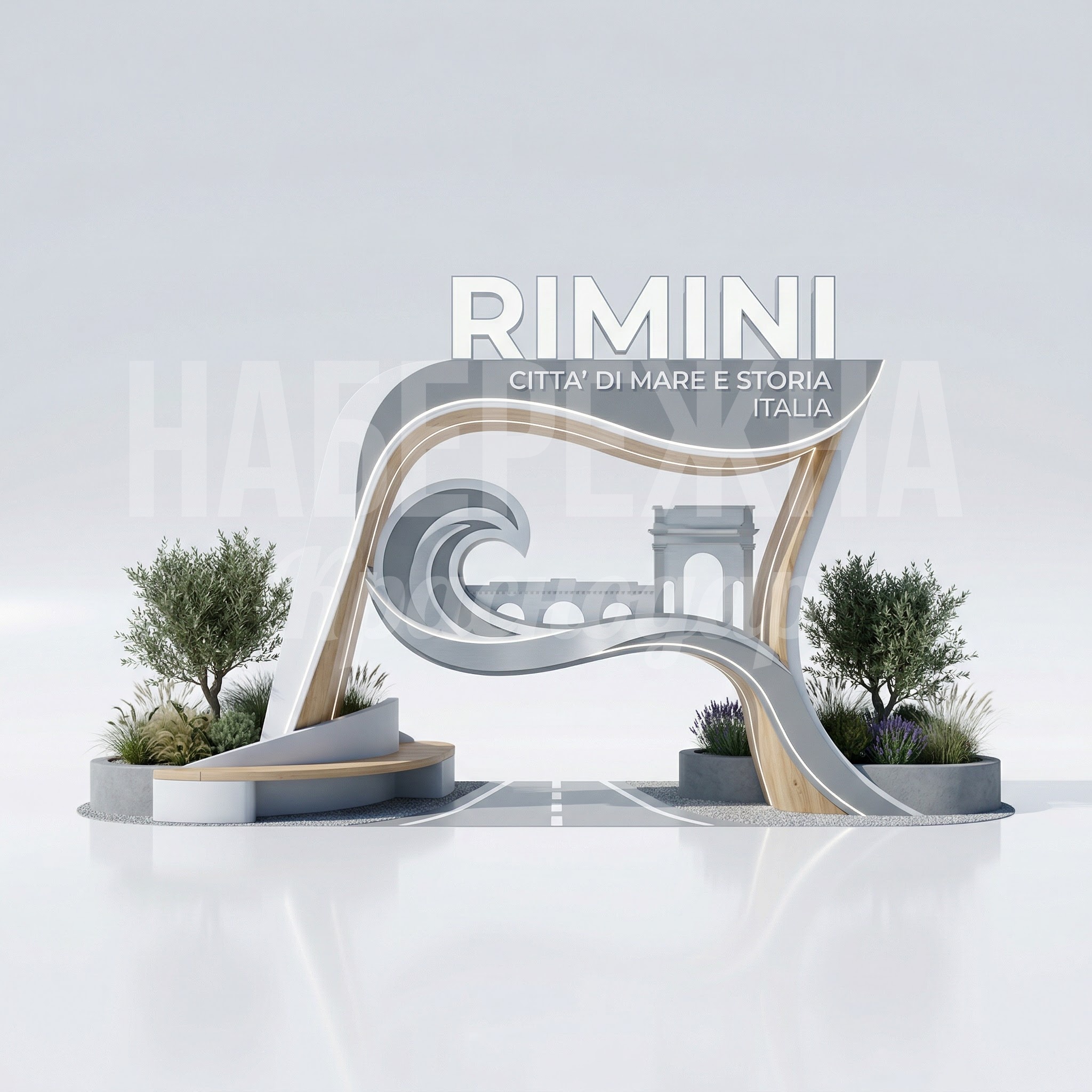 Въездная стела для города Римини