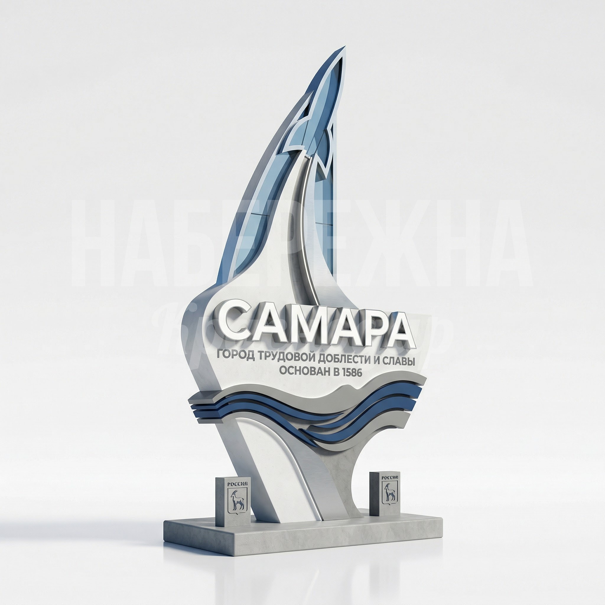 Въездная стела для города Самара