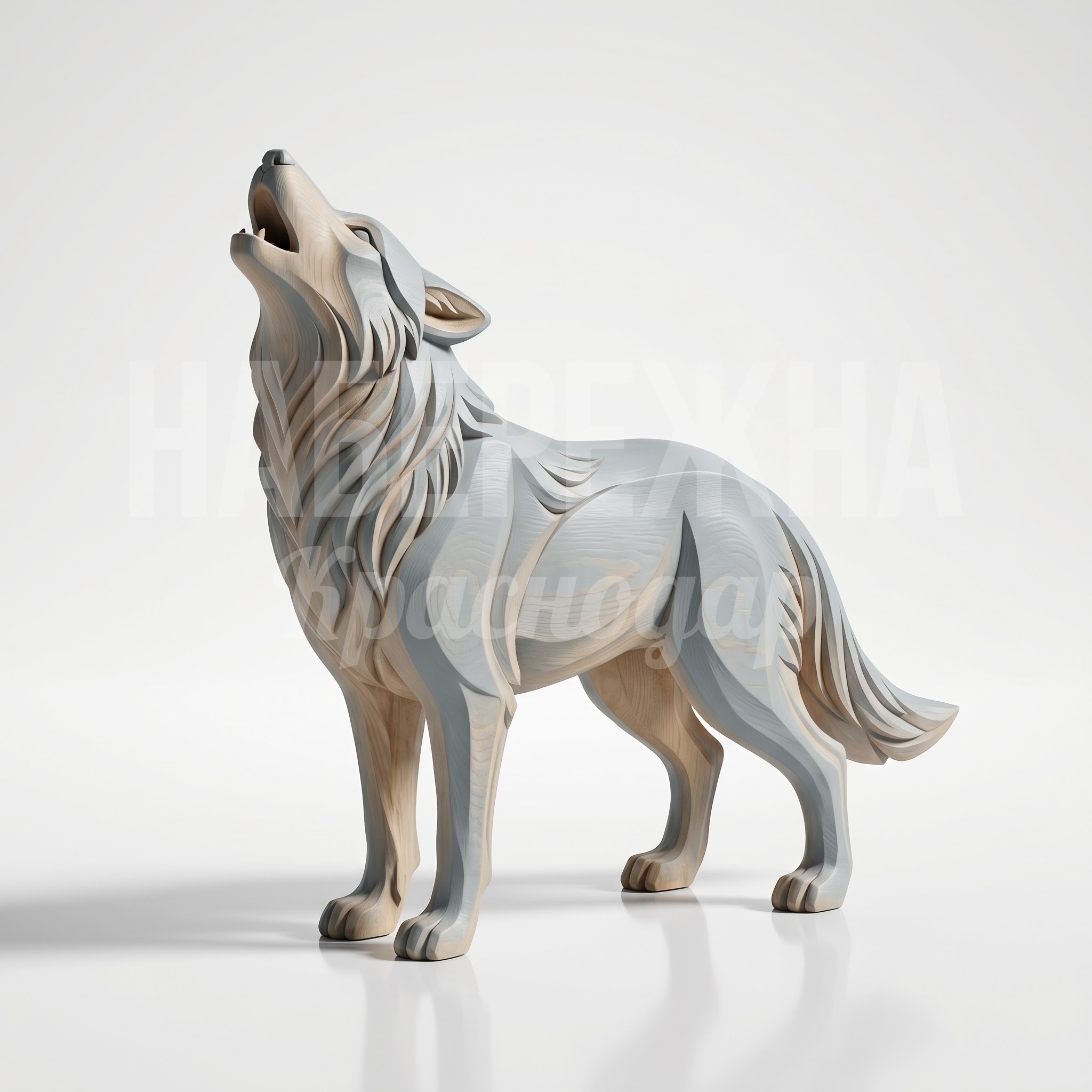 Волк воющий Sebrunji