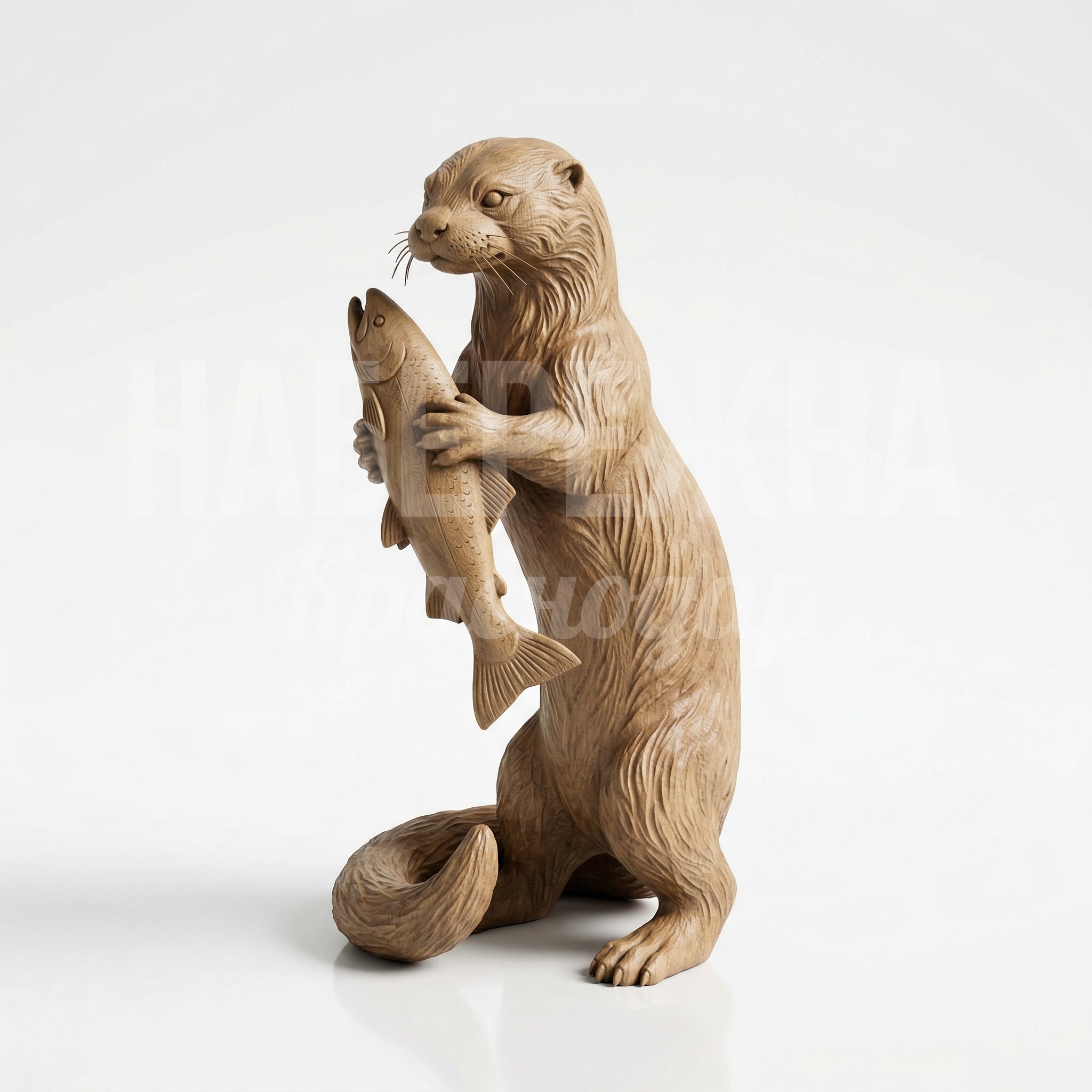 Выдра с рыбой Mimducgu