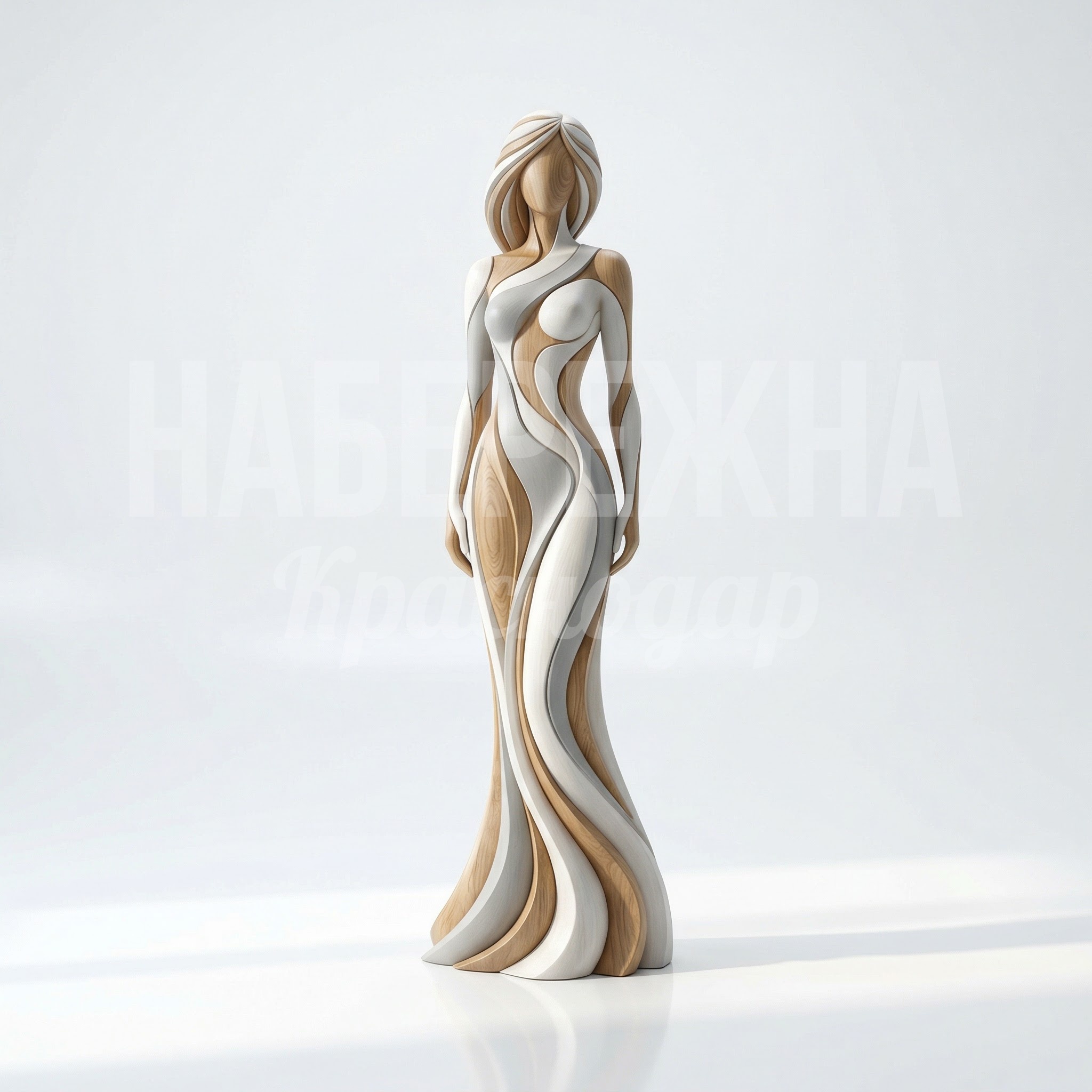 Женская фигура из дерева